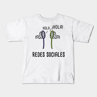 Redes Sociales Spanish Pun Kids T-Shirt